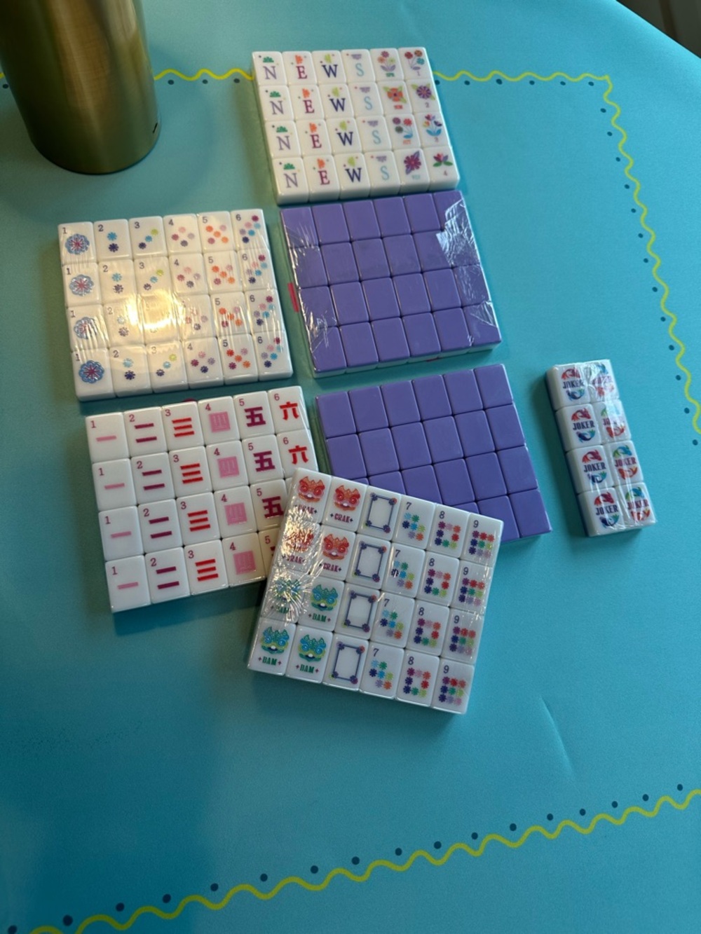 Hobby Lobby Lavender Purple Mahjong Tile Set - Picture 7 of 8